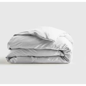 Quince Bamboo Duvet Cover Full/Queen Size Light Gray DUVET COVER ONLY